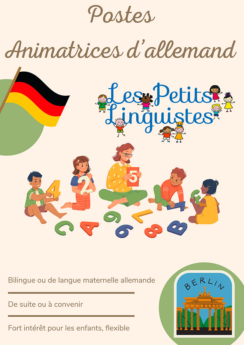 Animatrice enfants allemand