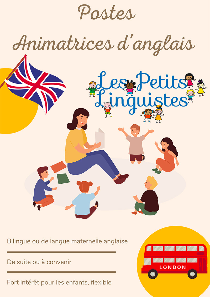 Animatrice enfants anglais